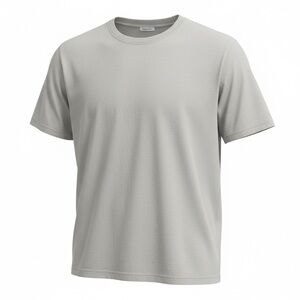 Splendid x Wild One All Gender Boxy Tee- Gray- Medium